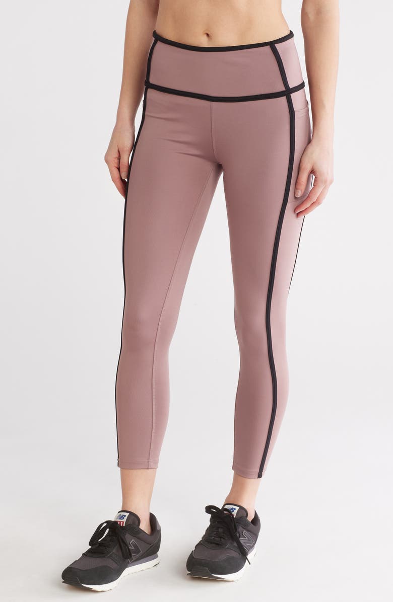 Jessica Simpson Contrast Piping Leggings, Main, color, 