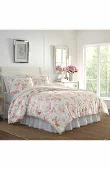 Laura Ashley Wisteria Fleece Comforter Set