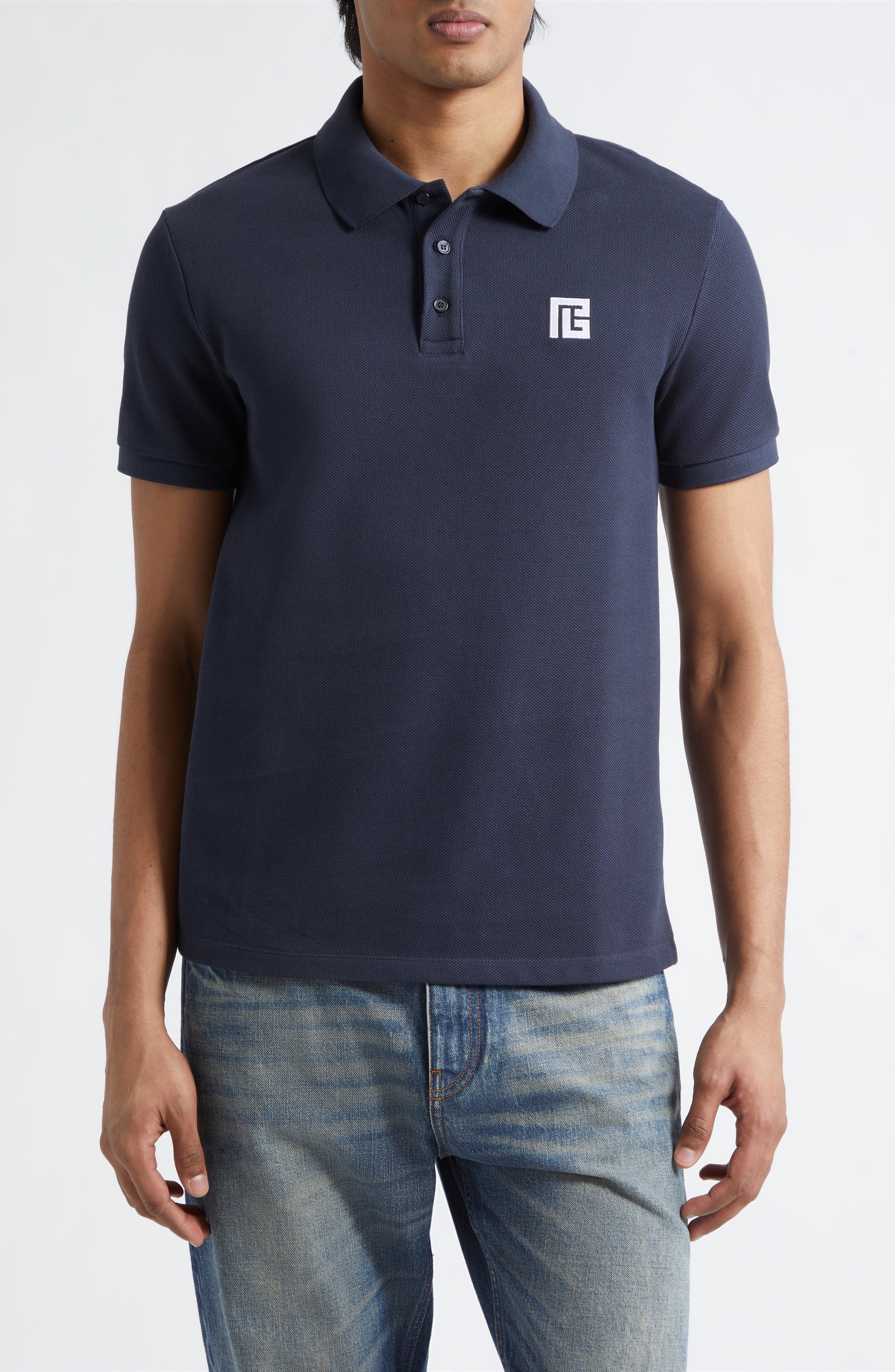 Embroidered Logo Cotton Polo - image 3