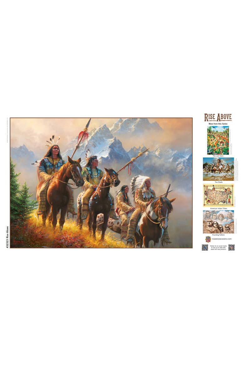 Rise Above 550 Piece Jigsaw Puzzle, Alternate, color, Multicolor