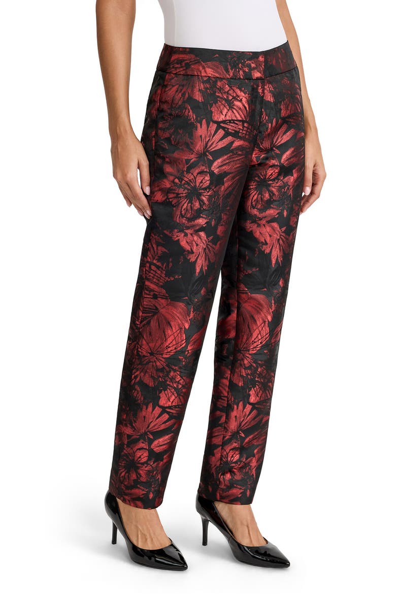 Slim Leg Pants, Alternate, color, FIRE RED/ BLACK