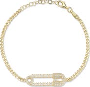 CHLOE AND MADISON Pavé Pin Bracelet