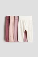 H&M 4-pack Ribbed Cotton Trousers