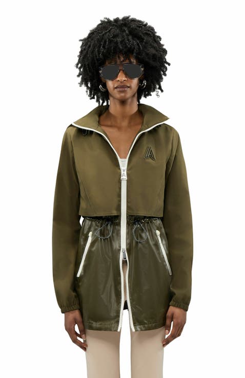 Women's Valmenier Raincoat with Retractable Hood