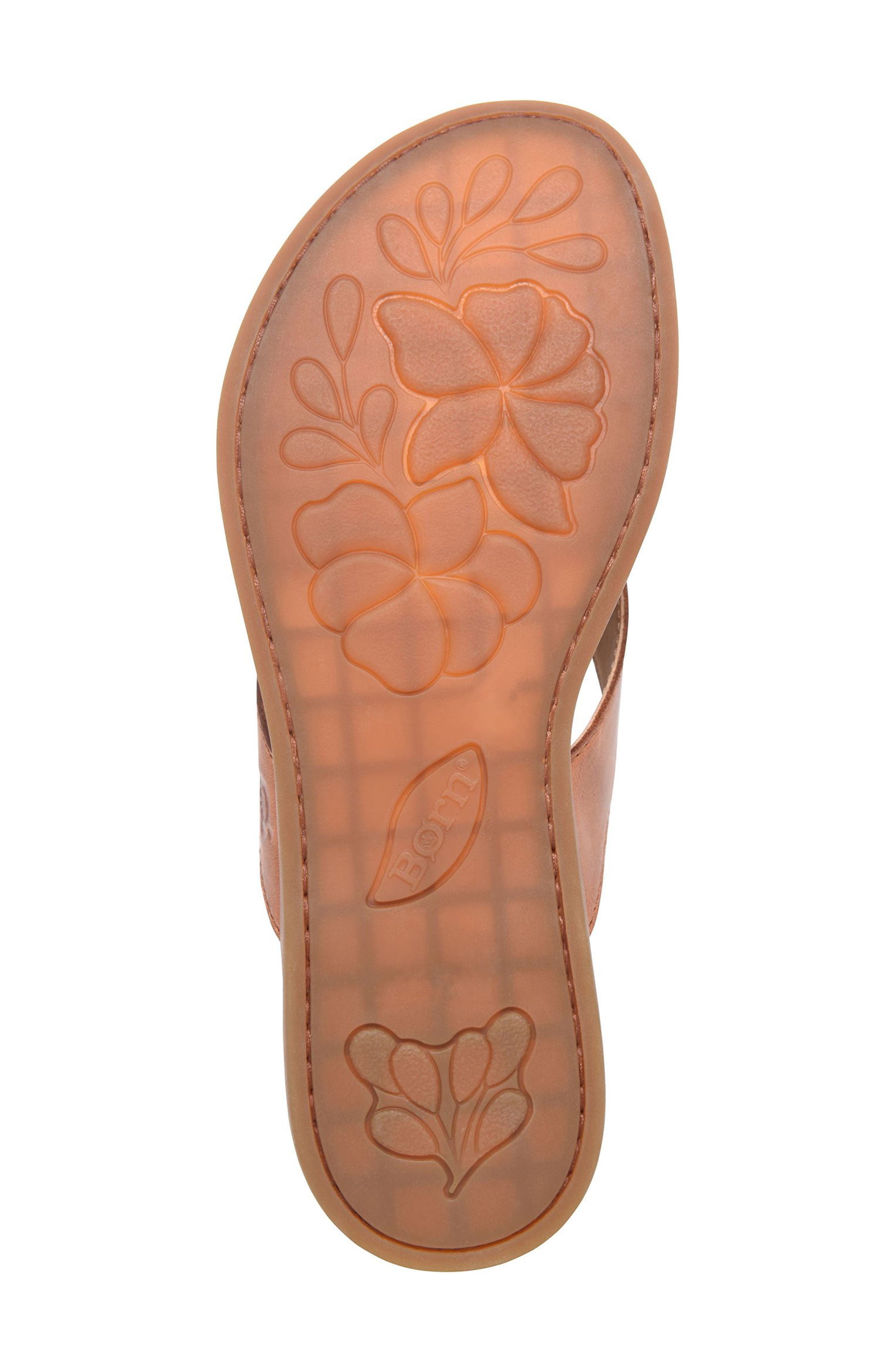 Børn Ciara Flip Flop, Alternate, color, Brown Leather