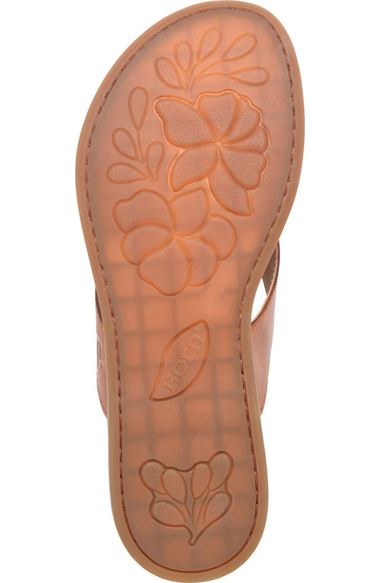 Børn Ciara Flip Flop, Alternate, color, Brown Leather