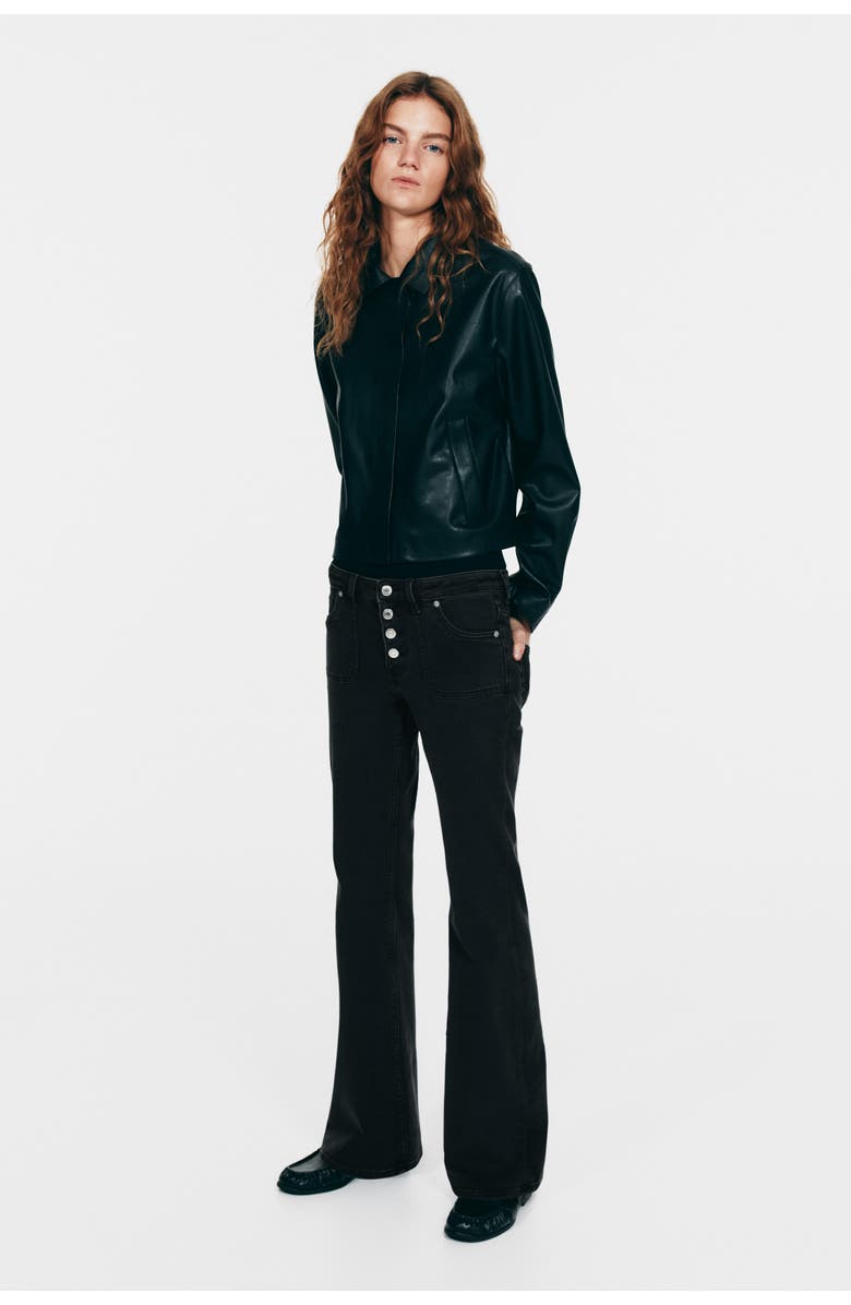 H&M Flared Regular Jeans, Alternate, color, 