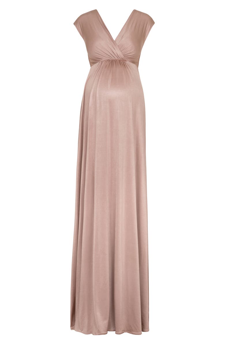 Tiffany Rose Francesca Maternity/Nursing Gown, Alternate, color, Pink