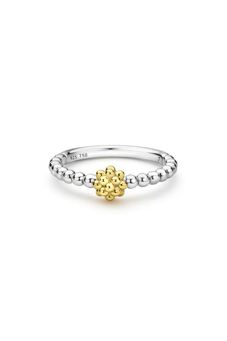 Caviar Icon Bead Ring, Alternate, color, GOLD