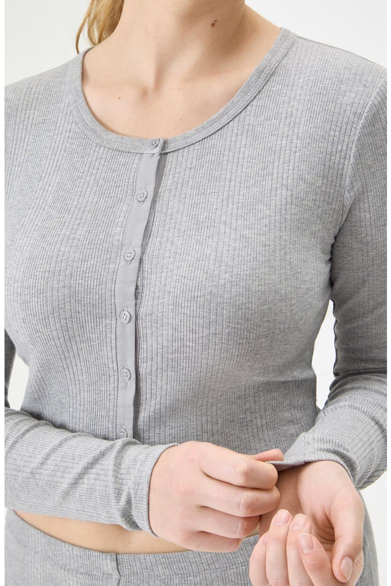 Sweet Classic Cardigan, Alternate, color, HEATHER GREY