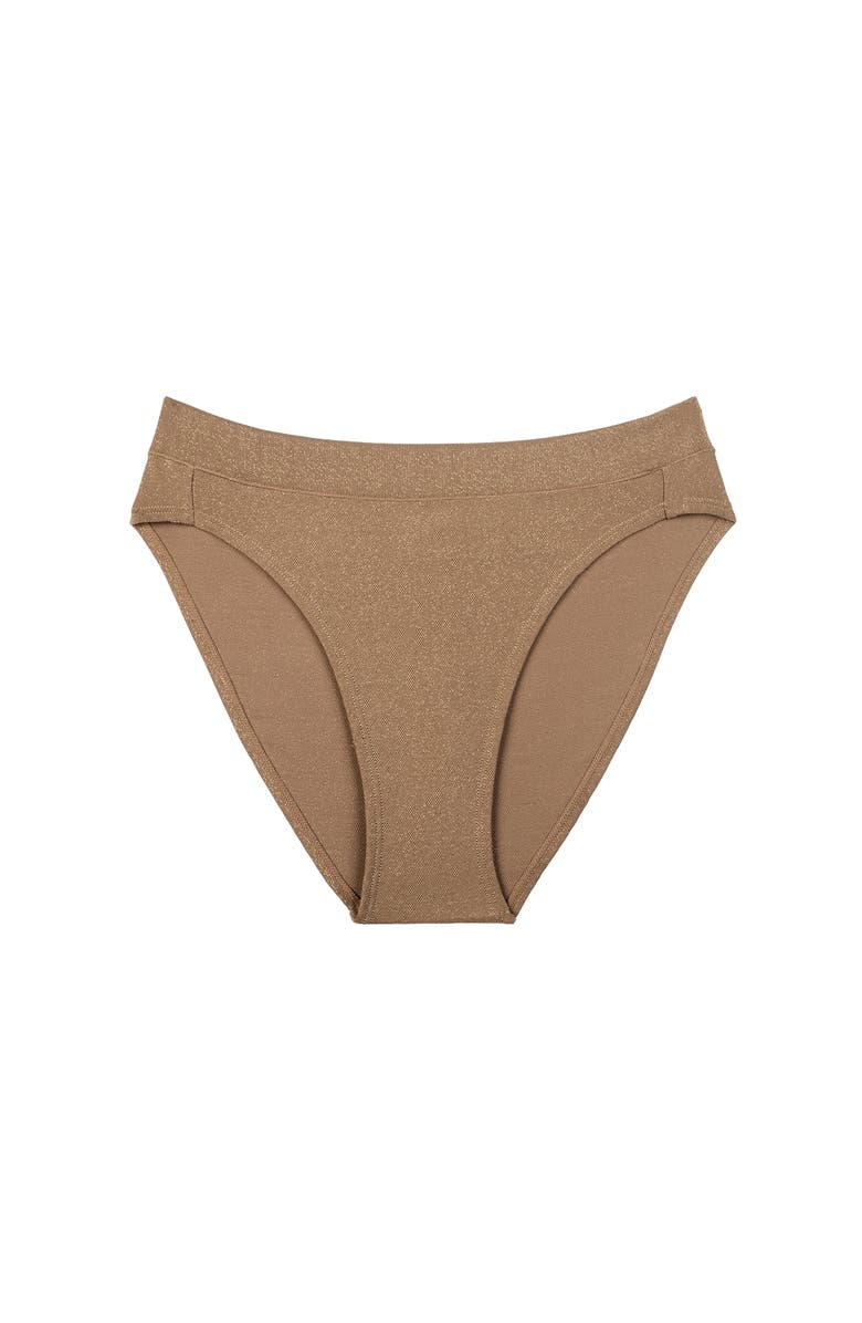 CUUP The Brief Lurex, Main, color, Taupe Sparkle
