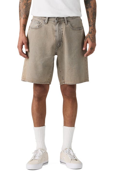 468 Loose Denim Shorts (Uniform Badge) (Regular & Big)