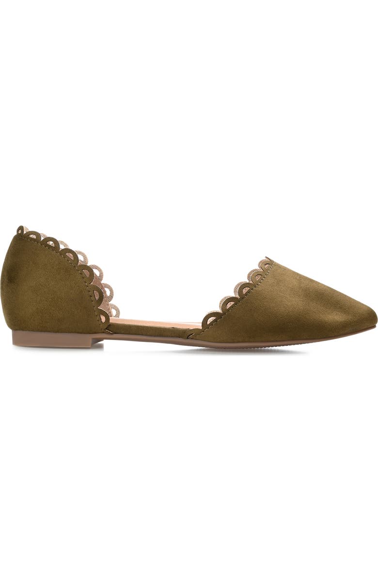 Journee Collection JOURNEE Jezlin Flat, Alternate, color, Green