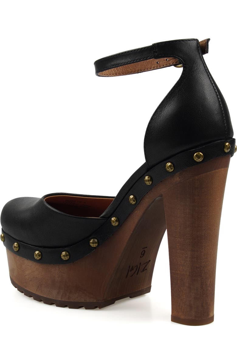 ZIGI Divaa Ankle Strap Platform Pump, Alternate, color, Black