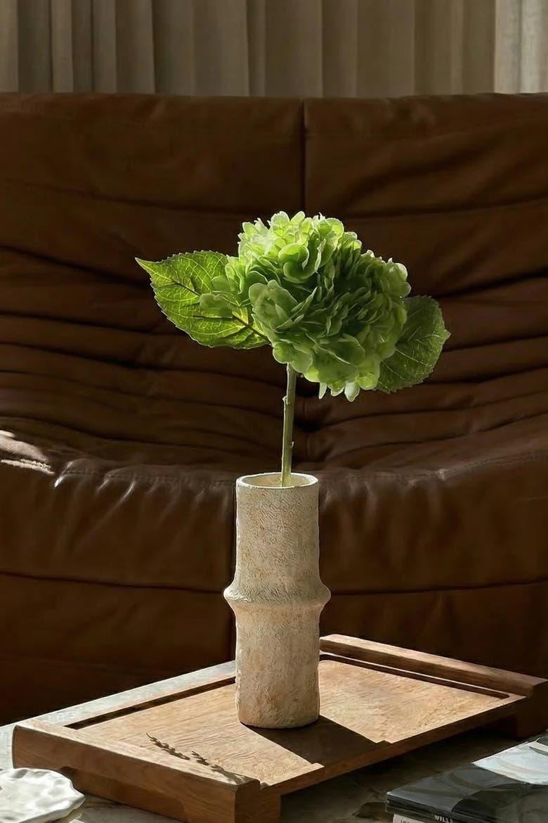 Green Hydrangea Flower, Alternate, color, Green