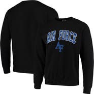 COLOSSEUM Men's Colosseum Black Air Force Falcons Arch & Logo Sweatshirt