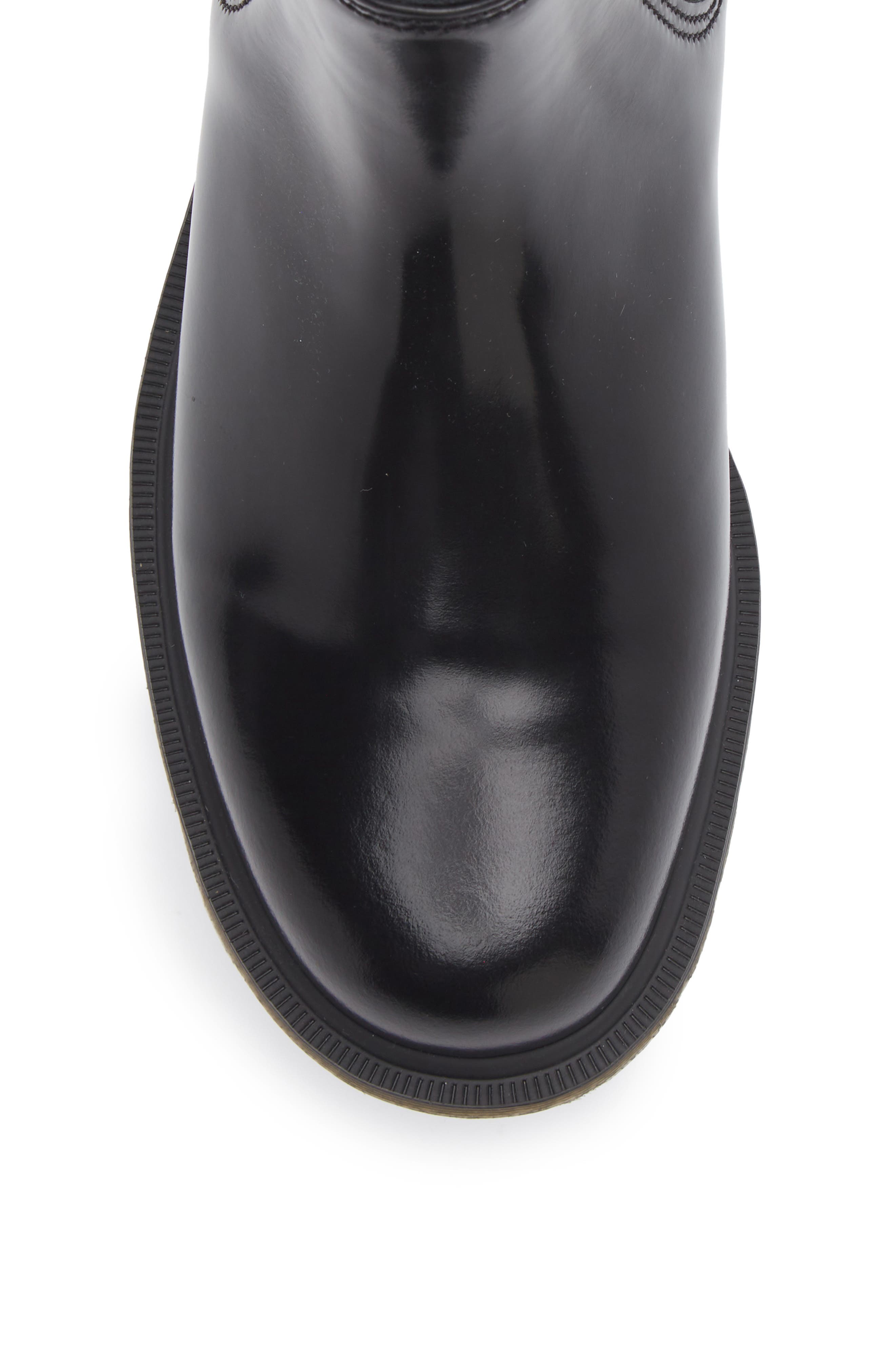 Mayfare Leather Chelsea Boot, Alternate, color, BLACK