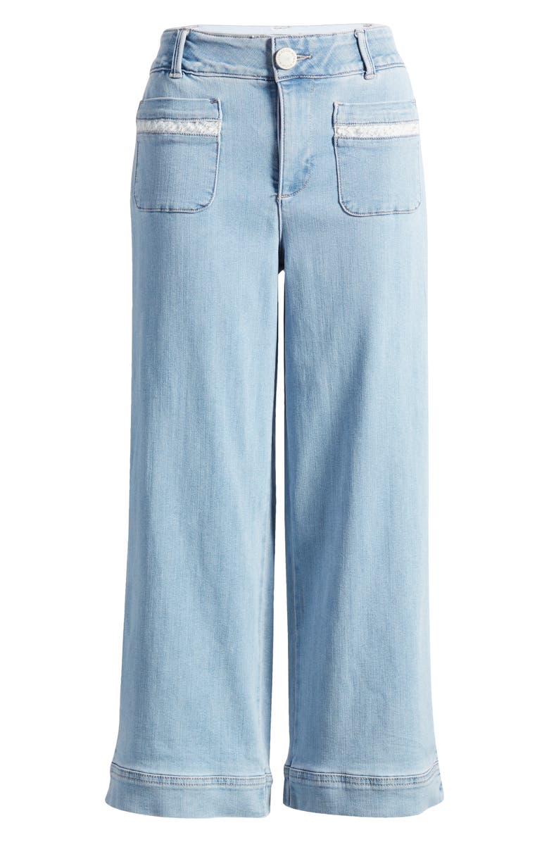 Wit & Wisdom 'Ab'Solution High Waist Wide Leg Ankle Jeans, Alternate, color, 