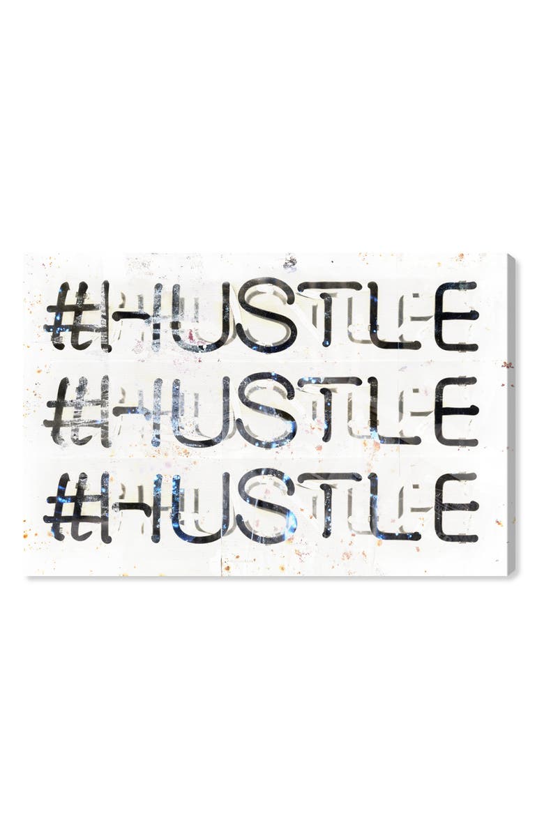 Oliver Gal Hustle Canvas Wall Art, Main, color, 