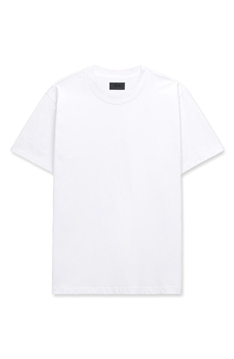 RtA Rico Cotton T-Shirt, Main, color, White Collar Logo