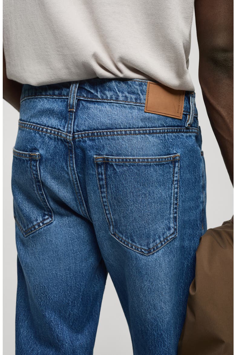 Bob Straight Leg Jeans, Alternate, color, DARK BLUE