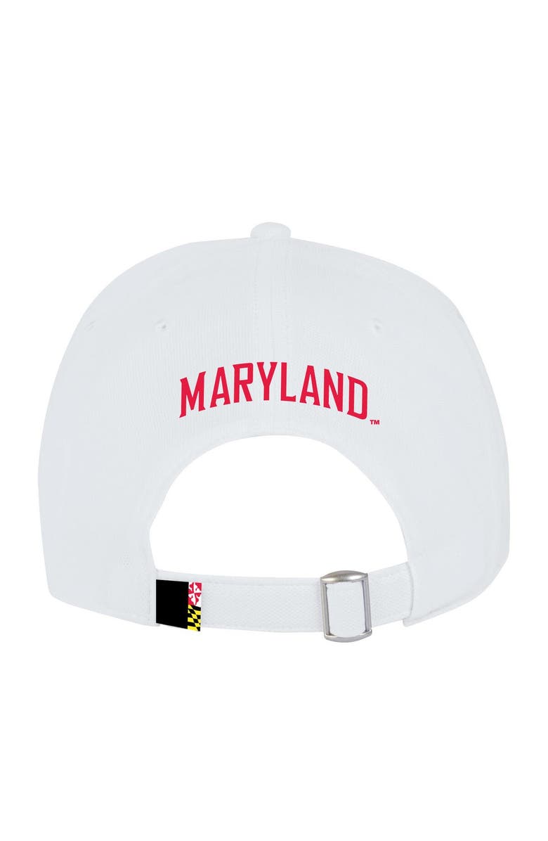 Under Armour Men's Under Armour  White Maryland Terrapins Sideline Blitzing Accent Adjustable Hat, Alternate, color, 