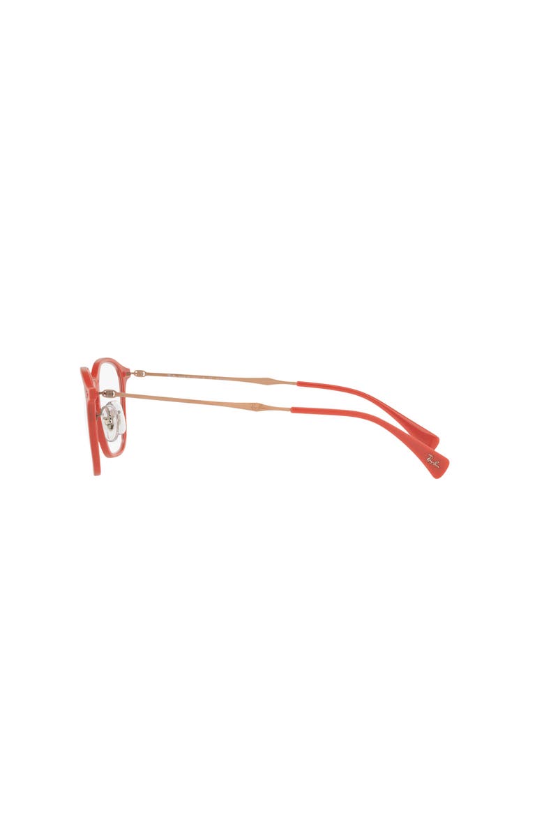 Ray-Ban 51mm Square optical glasses, Alternate, color, Red