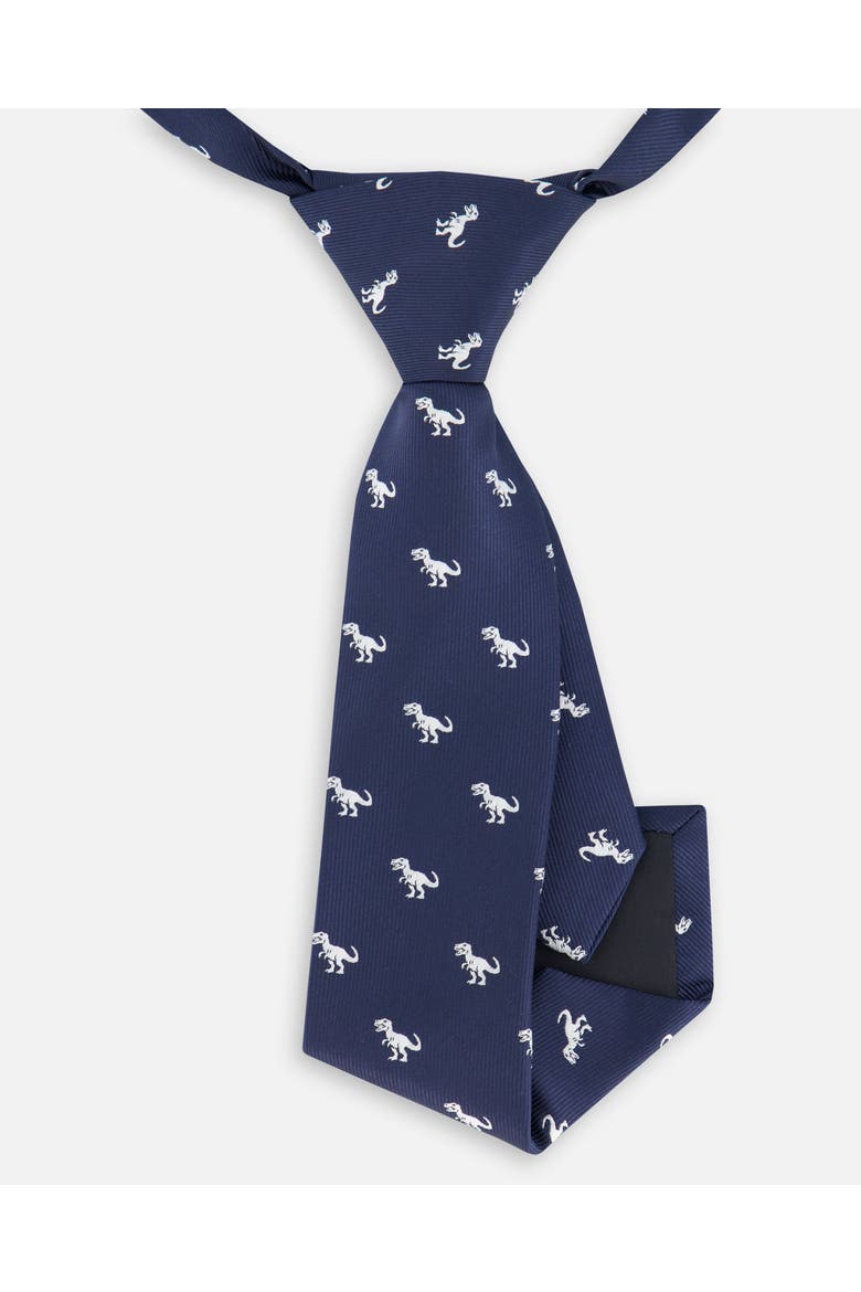 Dino Neck Tie, Alternate, color, Blue Dino Print