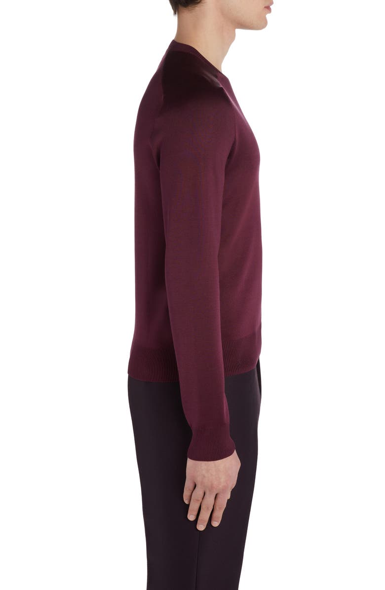 TOM FORD V-Neck Double Face Silk Blend Sweater, Alternate, color,