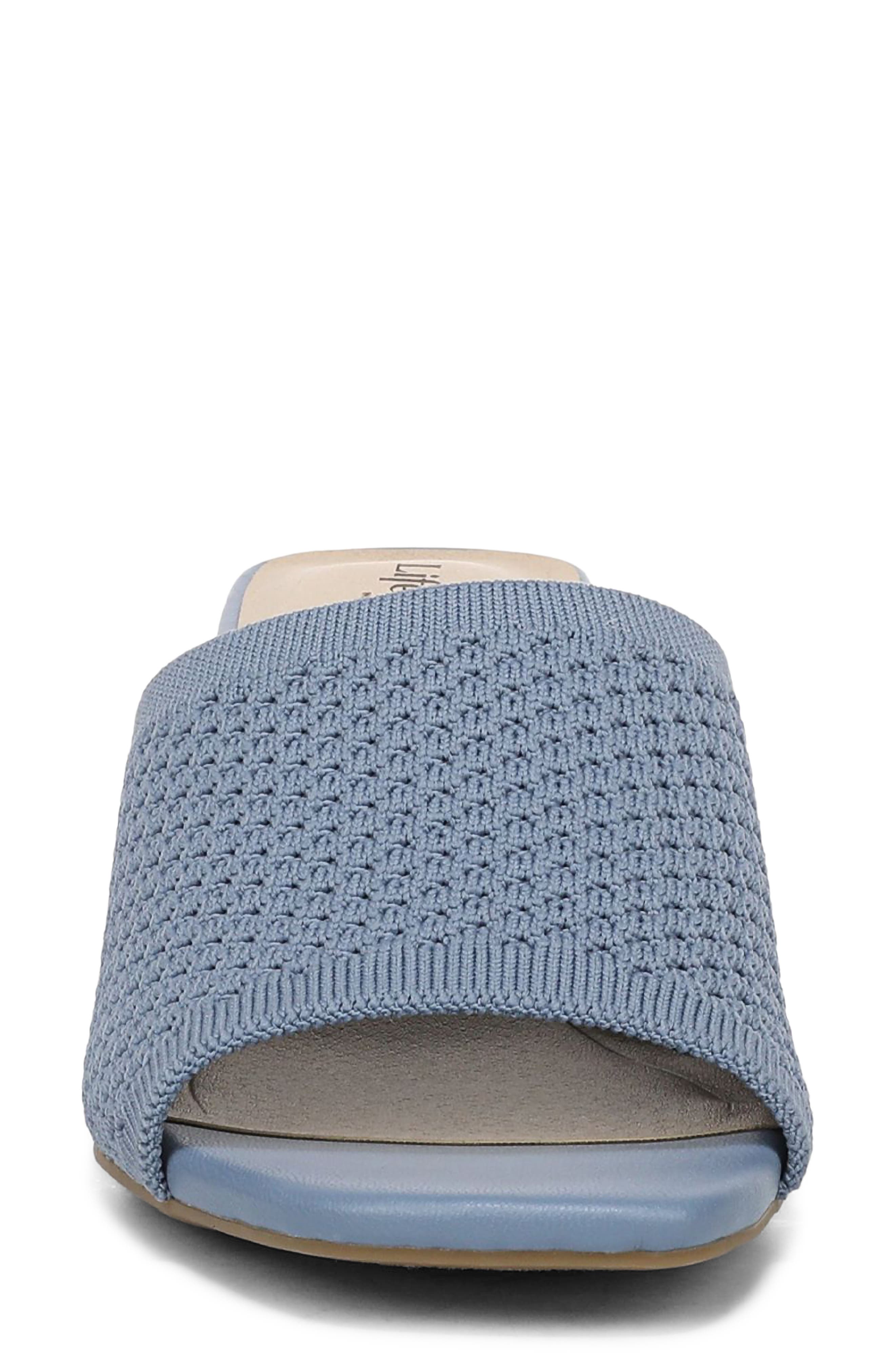 Colette Slide Sandal, Alternate, color, STONEWASH BLUE