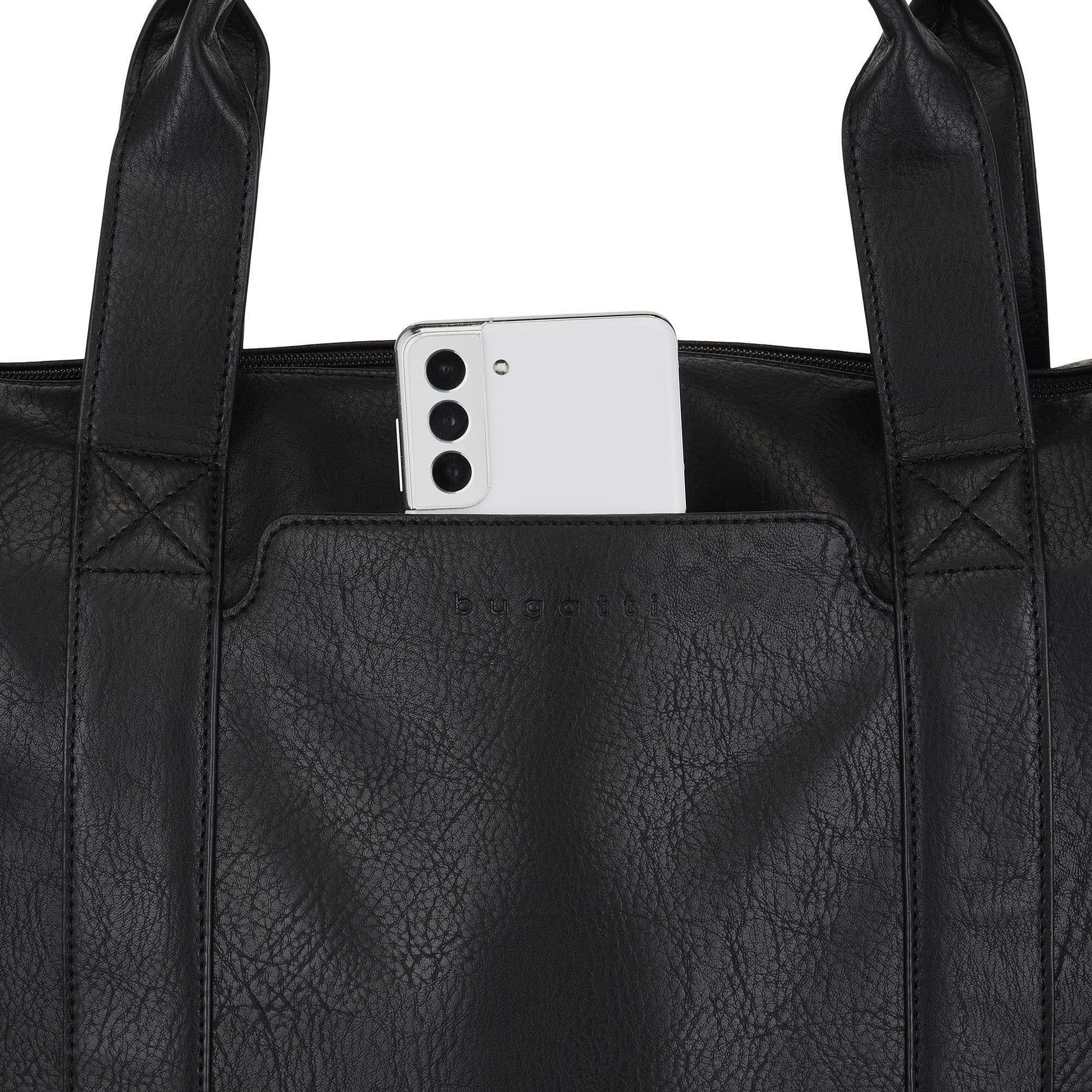 bugatti Palermo Tote Bag, Alternate, color, Black