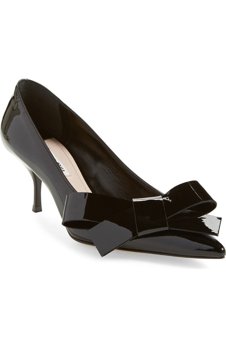 Miu Miu Bow Pump, Main, color,