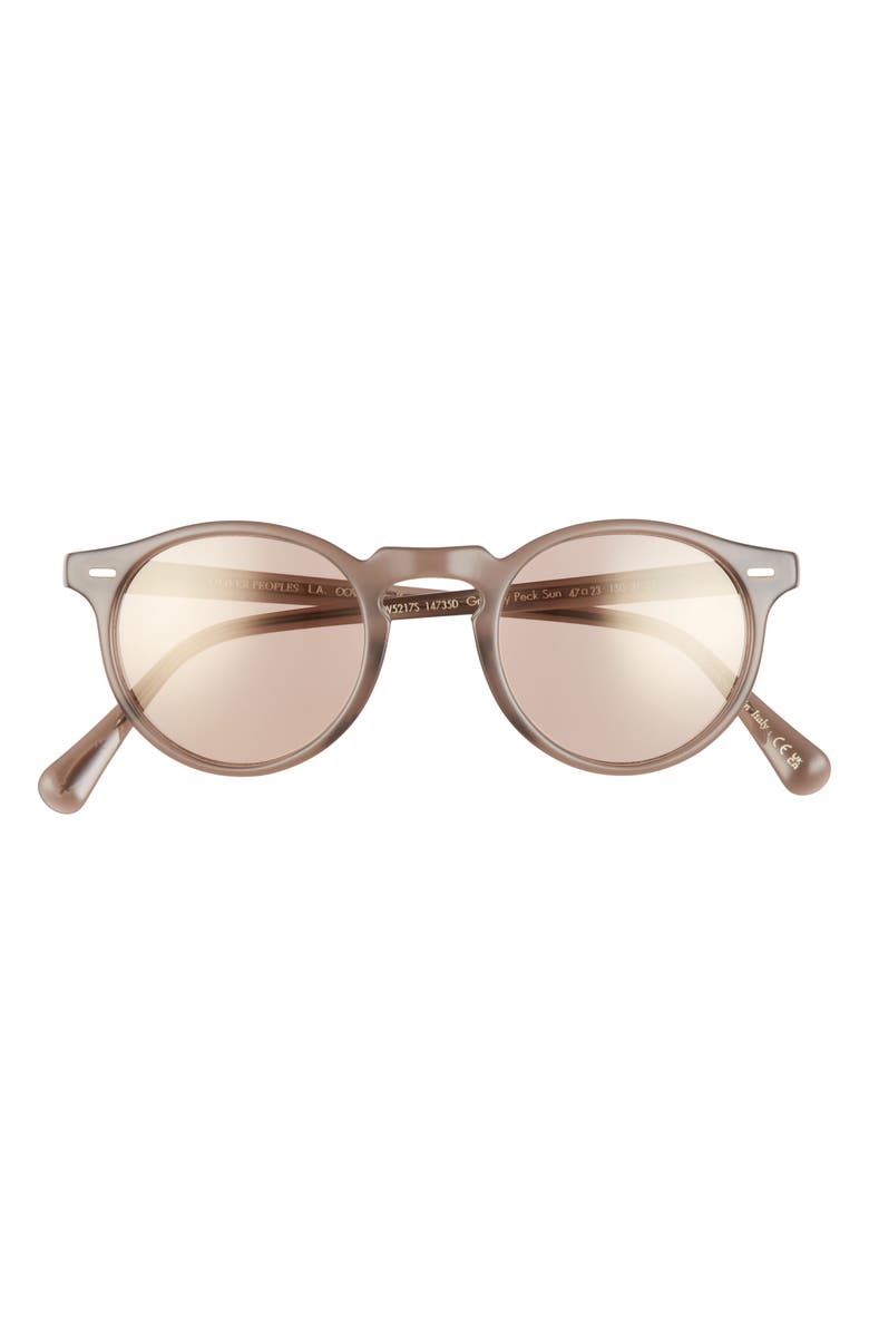 Oliver Peoples 50mm Gregory Peck Polarized Sunglasses, Main, color, 