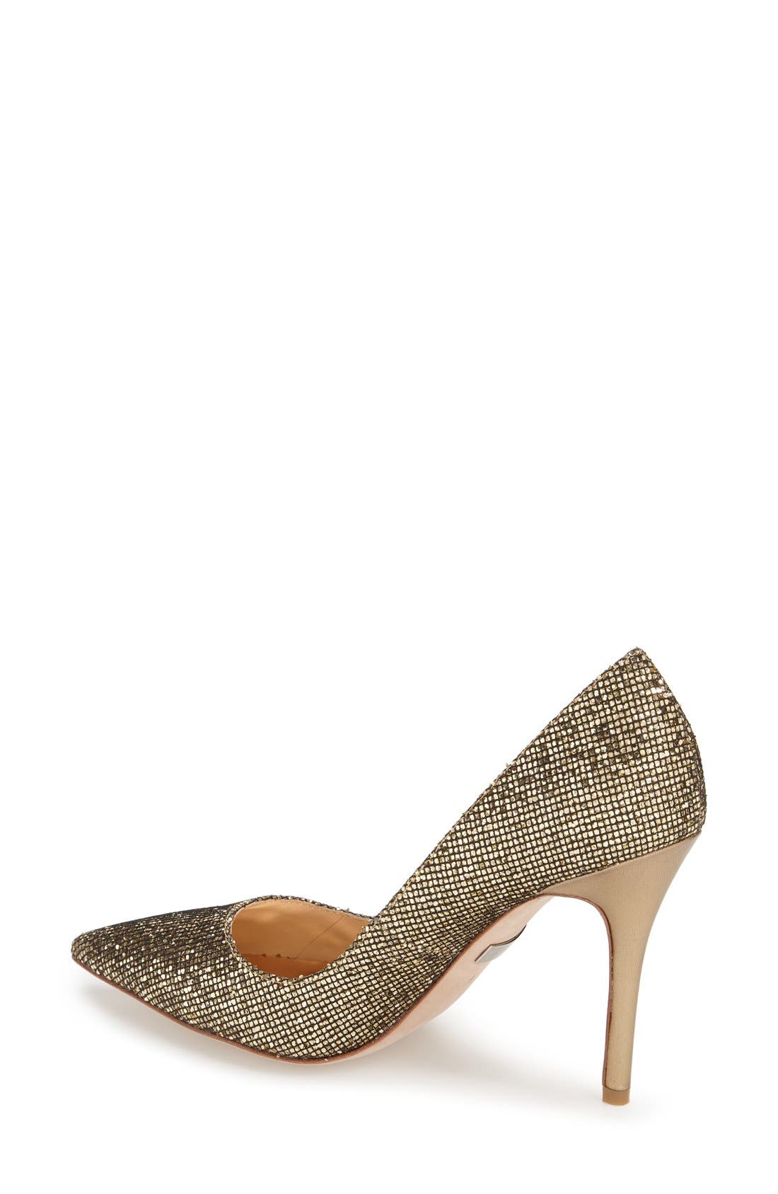 Badgley Mischka 'Aware' Pump, Alternate, color, GOLD GLITTER