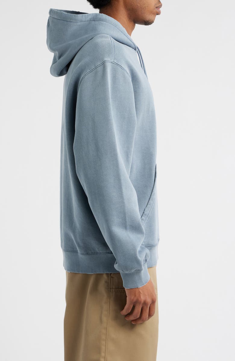 Carhartt Work In Progress Torion Cotton Hoodie, Alternate, color, Office Blue (Grind Wash)