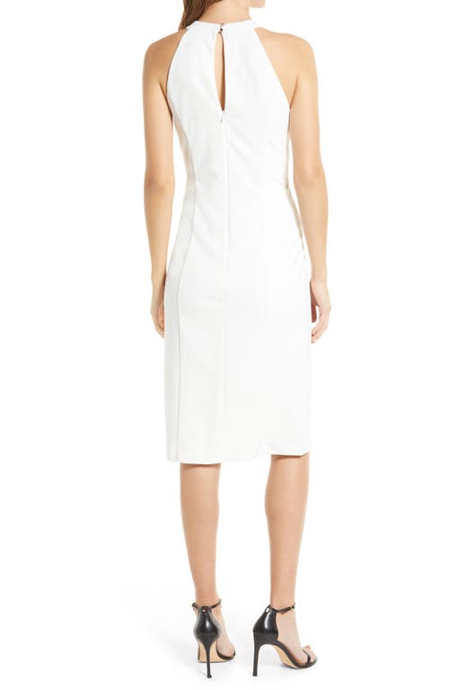 Julia Jordan Twist Neck Sheath Dress