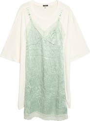 R13 Oversized T-Shirt and Slipdress 2-Piece Set
