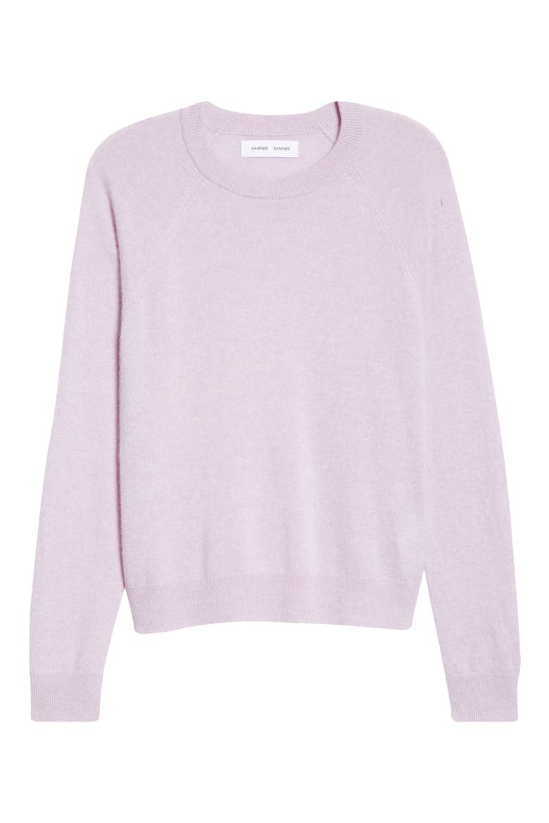 Boston Cashmere Sweater, Alternate, color, PURPLE JASPER