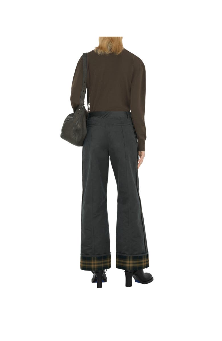 Burberry Cotton Nylon Trousers, Alternate, color, 