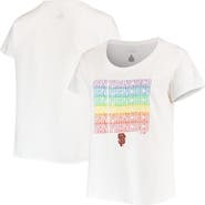 PROFILE Women's White San Francisco Giants Plus Size Pride Scoop Neck T-Shirt