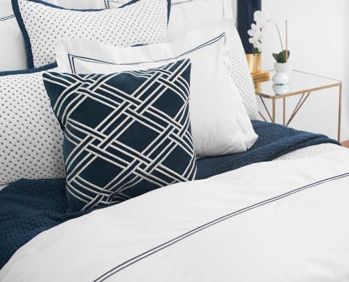 Elisabeth York Mavis Throw Pillow Collection In Blue