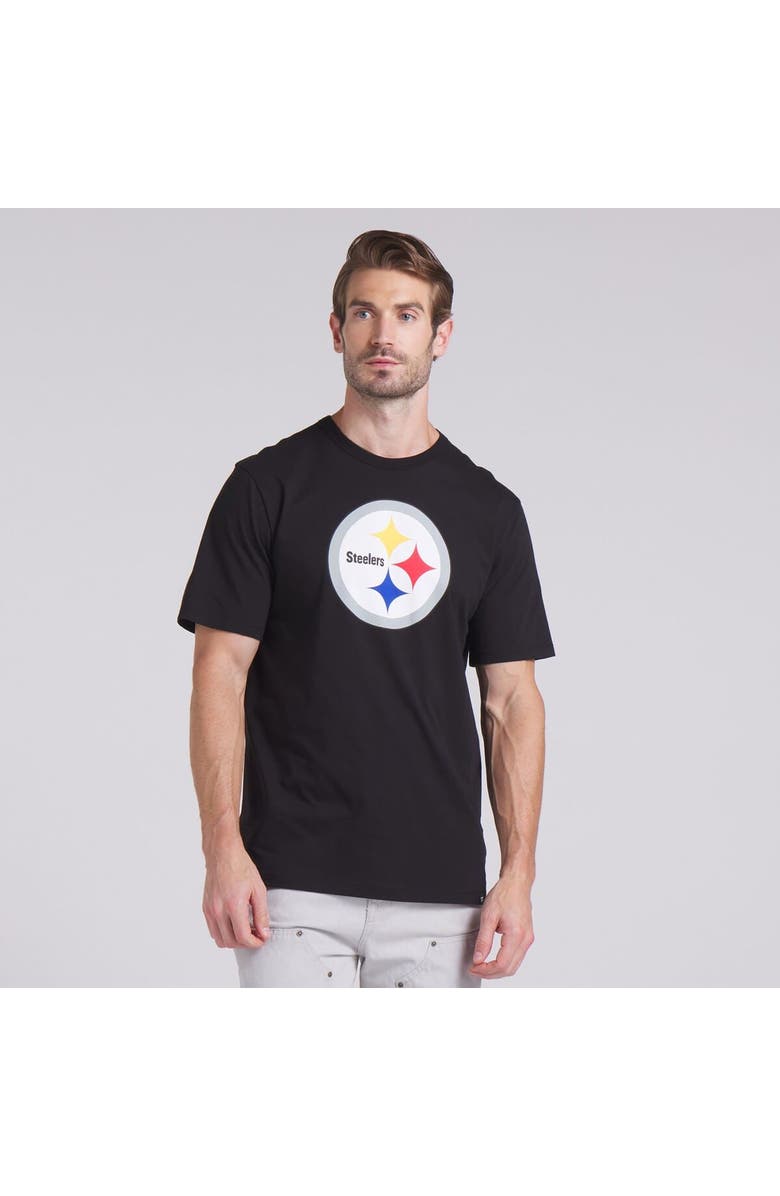 FANATICS Men's Fanatics Black Pittsburgh Steelers Legacy Cotton T-Shirt, Alternate, color, Black