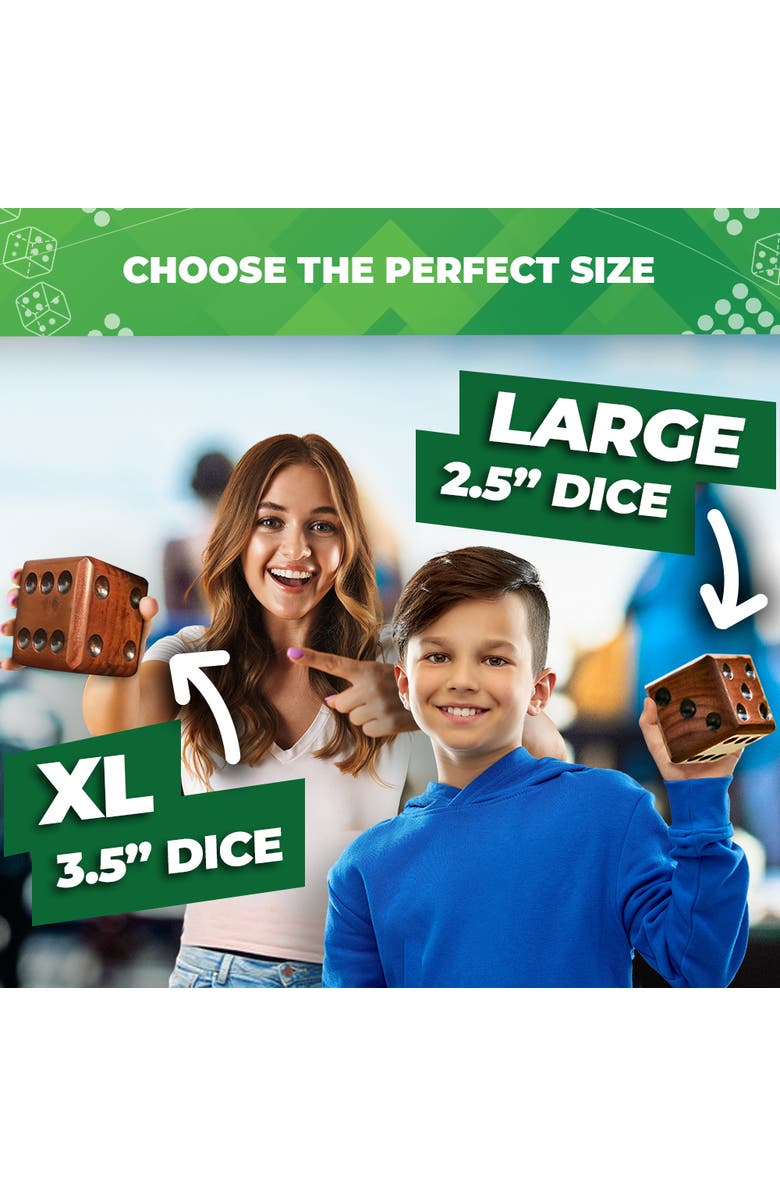 Swooc Games Yardzee, Farkle & 20+ Dice Games, Alternate, color, Brown