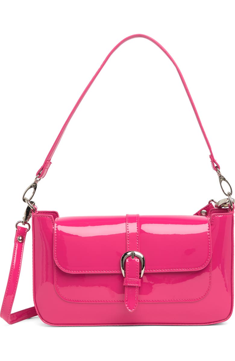 Madden Girl Patent Convertible Shoulder Bag, Main, color,