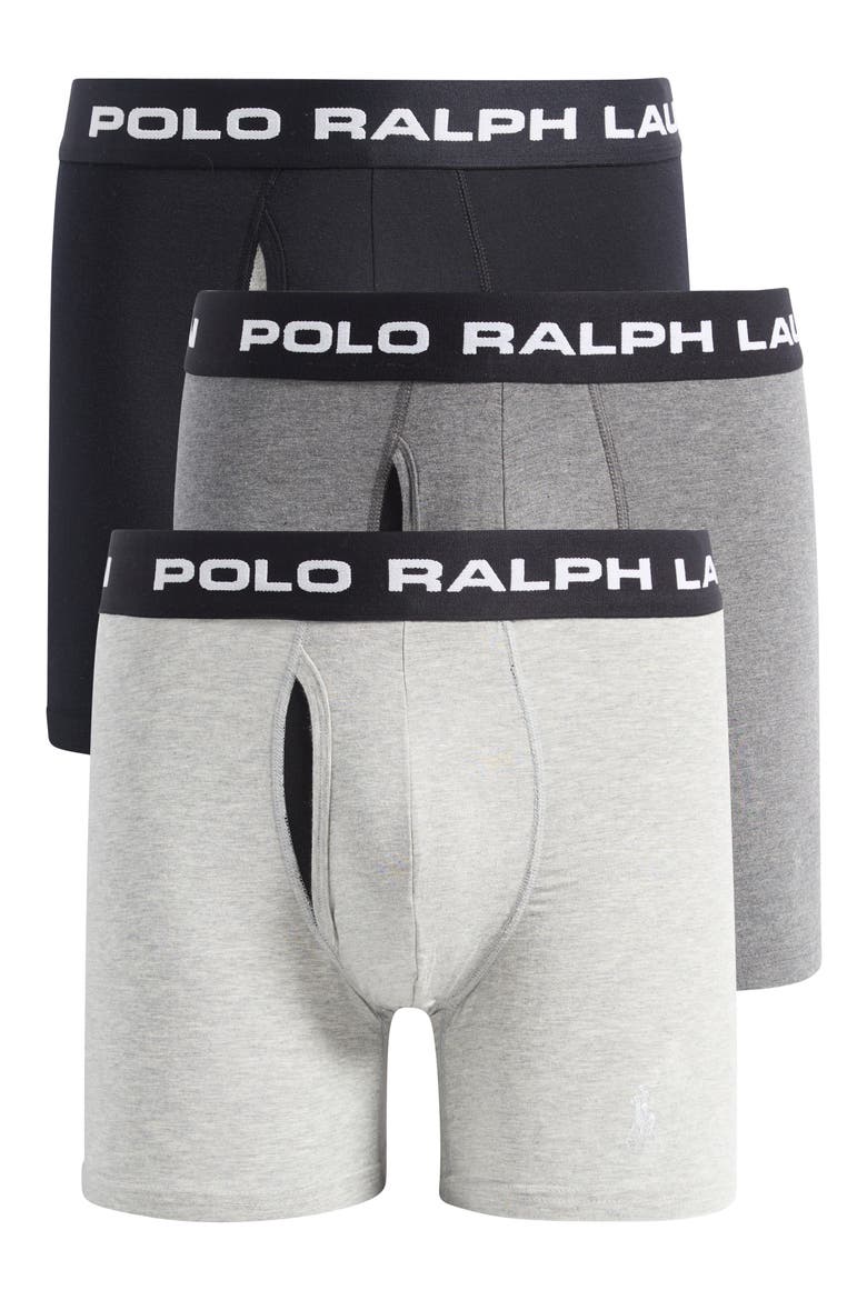 Assorted 3-Pack Perfect Pouch Boxer Briefs, Alternate, color, BLACK