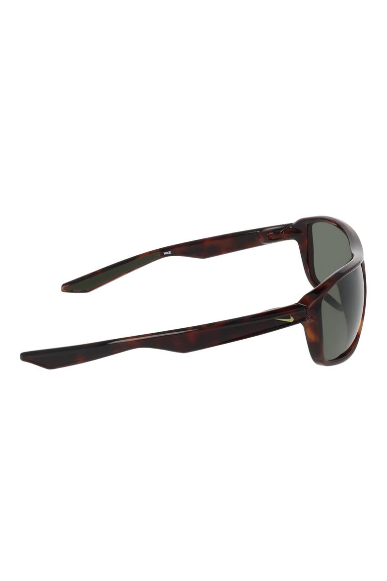 Premier Stride 63mm Rectangular Sunglasses, Alternate, color, TORTOISE / GREEN