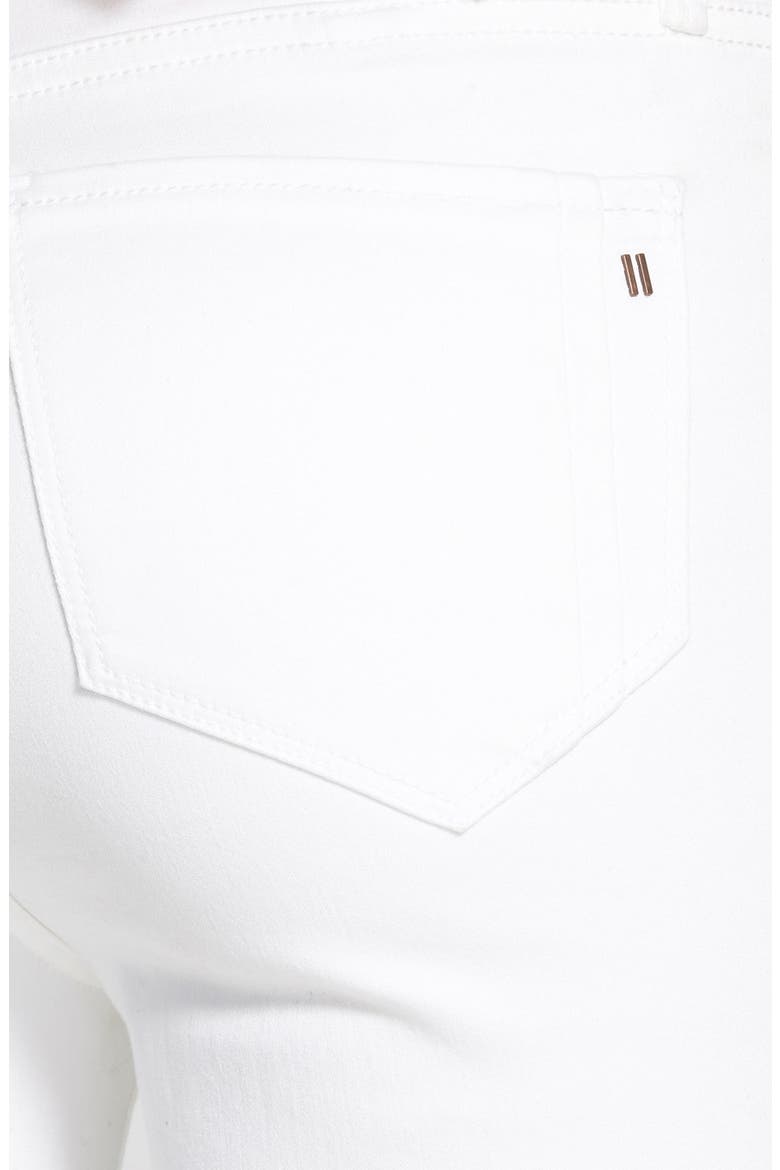 'Empower' High Rise Denim Leggings, Alternate, color, WHITE