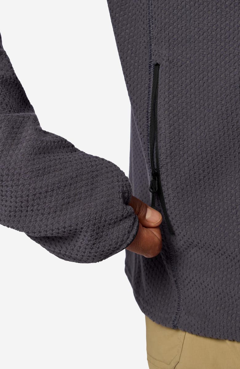 Marmot AirFleece Zip Hoodie, Alternate, color, Blackened