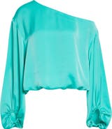 Ramy Brook Marley One Shoulder Long Sleeve Shirt