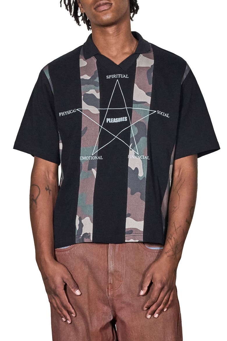 Social Rugby Polo, Main, color, BLACK